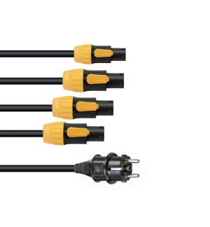 EUROLITE IP T-Con Netzkabel 1-4, 3x2,5mm²