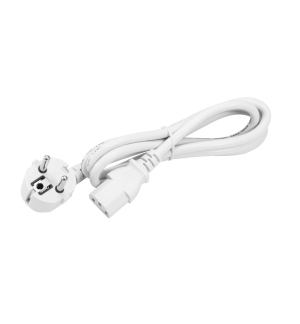 OMNITRONIC Kaltgeräte Netzkabel 3x1,0 1,2m ws