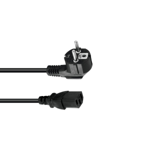 OMNITRONIC Kaltgeräte Netzkabel 3x1,5 10m sw