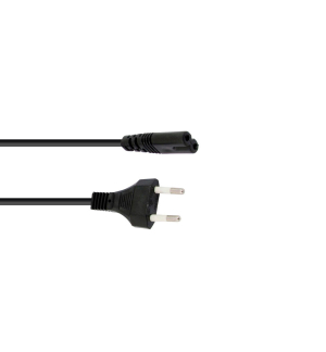 OMNITRONIC Euro Netzkabel 1,5m sw