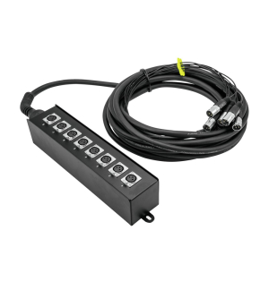 OMNITRONIC Multicore Stagebox MUS-810 8IN 10m