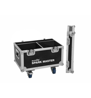 ROADINGER Flightcase 2x Spark Master mit Rollen