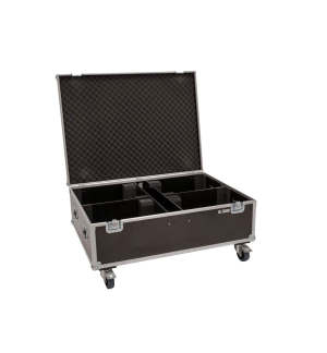 ROADINGER Flightcase 4x LED THA-150F Theater-Spot