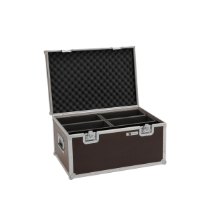 ROADINGER Flightcase 4x LED 4/7C-12 Silent Slim Spot