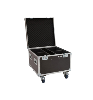 ROADINGER Flightcase 4x LED Theatre COB 100 Serie mit Rollen