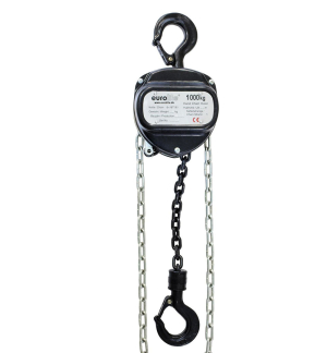 EUROLITE Kettenzug 6M/1.0T schwarz