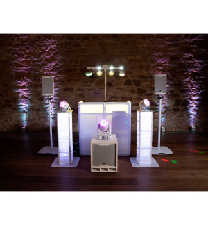 OMNITRONIC BPS-3 Boxenhochständer weiß