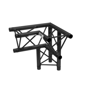 ALUTRUSS DECOLOCK DQ3-SPAL33 3-Weg Ecke 90° sw