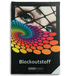 Blockoutstoff im Wunschformat