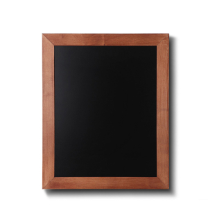 Kreidetafel Holz, flacher Rahmen, hellbraun Kreidetafel Holz, flacher Rahmen, hellbraun