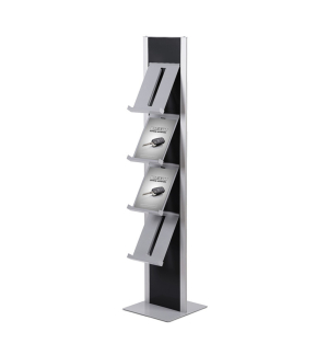Design Prospektsäule silber Design Prospektsäule silber