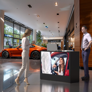 Digital Counter Futuro mit 55" Samsung-Bildschirm Digital Counter Futuro mit 55" Samsung-Bildschirm