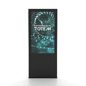 Digitale Outdoor Stele mit 55" Samsung-Bildschirm Digitale Outdoor Stele mit 55" Samsung-Bildschirm