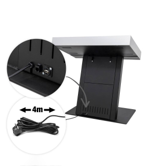 Digitaler Infokiosk mit 50" Samsung-Bildschirm