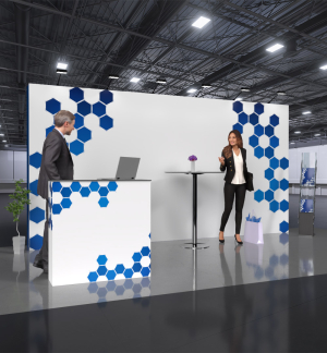 Messestand Faltdisplay Pop-Up MODULAR 106