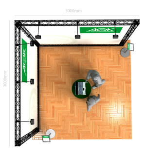 Messestand Traverse L3 Form