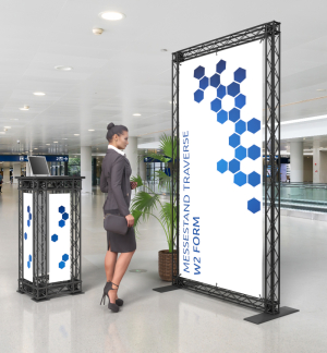 Messestand Traverse W2 Form