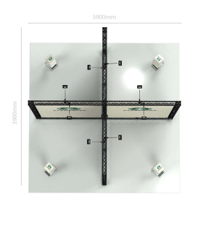 Messestand Traverse X4 Form Messestand Traverse X4 Form
