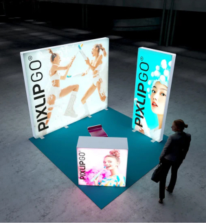 PIXLIP GO Kopf Messestand 3 x 3m - Live 01 PIXLIP GO Kopf Messestand 3 x 3m - Live 01
