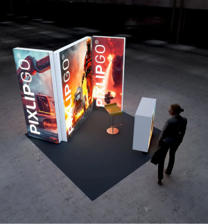 PIXLIP GO Reihen Messestand 3 x 4m - Live 01 PIXLIP GO Reihen Messestand 3 x 4m - Live 01