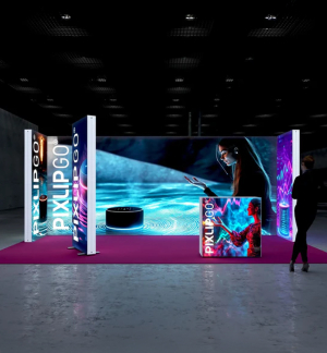  PIXLIP GO Reihen Messestand 6 x 2,5m