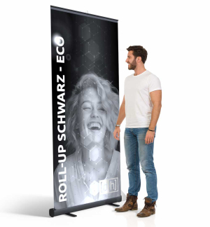 Roll-Up Schwarz - Eco - Live 01 Roll-Up Schwarz - Eco - Live 01