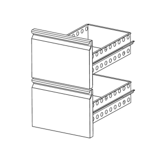 2er Schubladenblock 1/2+1/2 für Kühltisch 700 Serie - THP