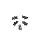 OMNITRONIC Mikrokabelclip MK2, schwarz 5x
