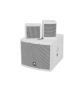 OMNITRONIC Set MOLLY-12A Subwoofer aktiv + 2x MOLLY-6 Top 8 Ohm, weiß