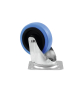 ROADINGER Lenkrolle 100mm BLUE WHEEL hellblau