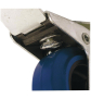 ROADINGER Lenkrolle 100mm blau mit Bremse