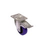 ROADINGER Lenkrolle 100mm blau mit Bremse