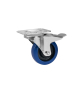 ROADINGER Lenkrolle RD-100B 100mm blau mit Bremse