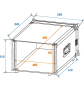 ROADINGER Rack Profi 6HE 45cm