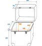 ROADINGER Platten-Case ALU Maxi-Booking, abgerundet