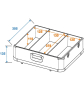 ROADINGER CD-Case ALU poliert 100 CDs