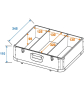 ROADINGER CD-Case ALU Digital-Booking abgerundet sw