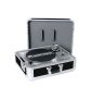 ROADINGER Plattenspieler-Case Tour ALU schwarz