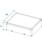 ROADINGER Plattenspieler-Case schwarz -S-