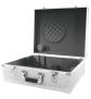 ROADINGER Plattenspieler-Case silber -S-