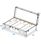 ROADINGER Universal-Konsole DIGI-1 2xCD/1xM-12 sil