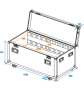 ROADINGER Universal-Tour-Case 120cm mit Rollen