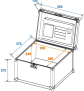 ROADINGER Universal-Dokumenten-Case GR-2, sw