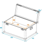 ROADINGER Universal-Transport-Case 80x40cm