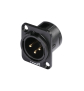 HICON XLR Einbaustecker 3pol HI-X3DM