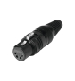 HICON XLR Buchse 4pol HI-X4CF-G