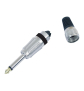 OMNITRONIC Klinkenstecker 6,3 mono sw ROAD 10x