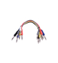 OMNITRONIC Klinkenkabel 6,3 Patchcord stereo 6x0,6m