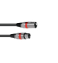 OMNITRONIC XLR Kabel 3pol 1,5m sw/rt
