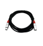 OMNITRONIC XLR Kabel 3pol 3m sw/rt